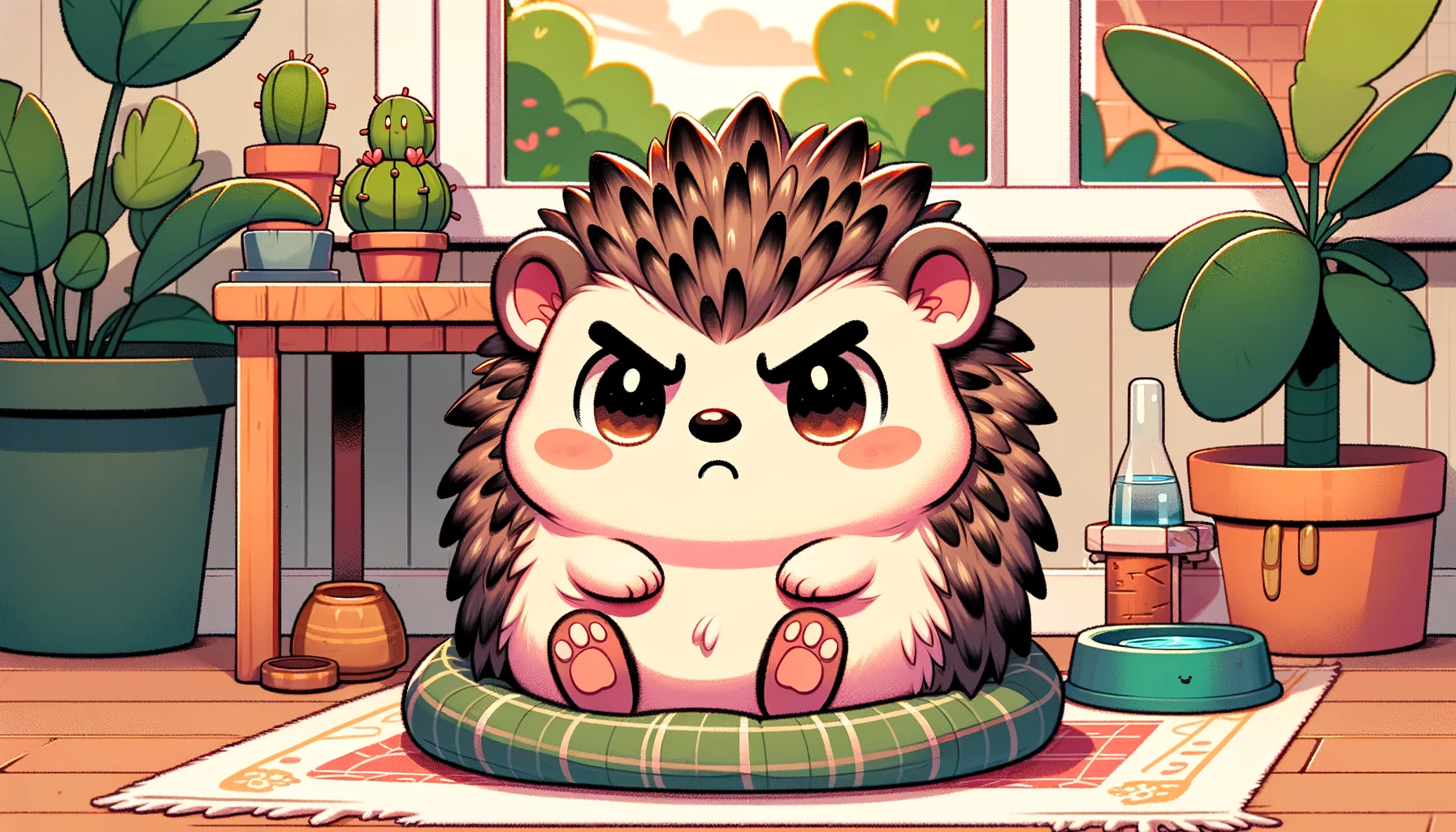 angry hedgehog