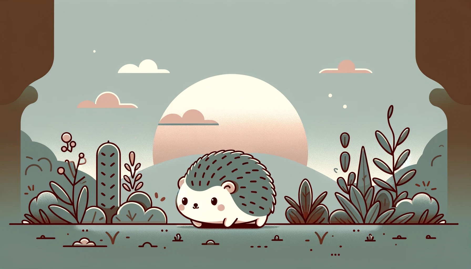 hedgehog in the wild