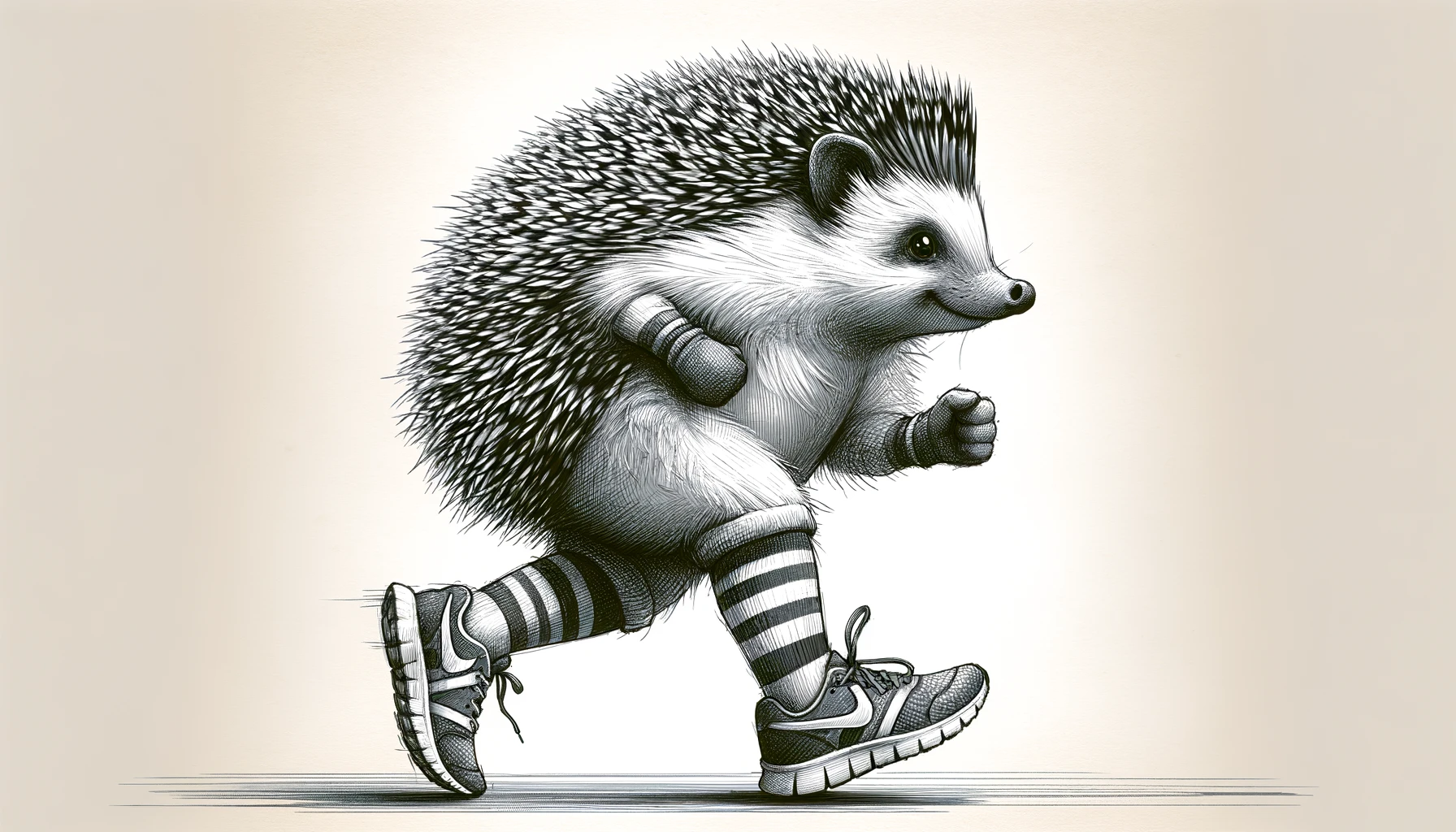 hedgehog running